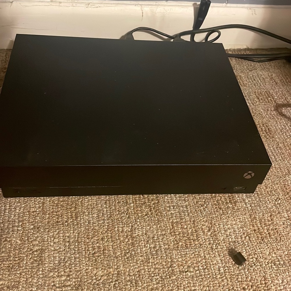 Xbox one x bundle with controller and 1 TB GAME DRIVE